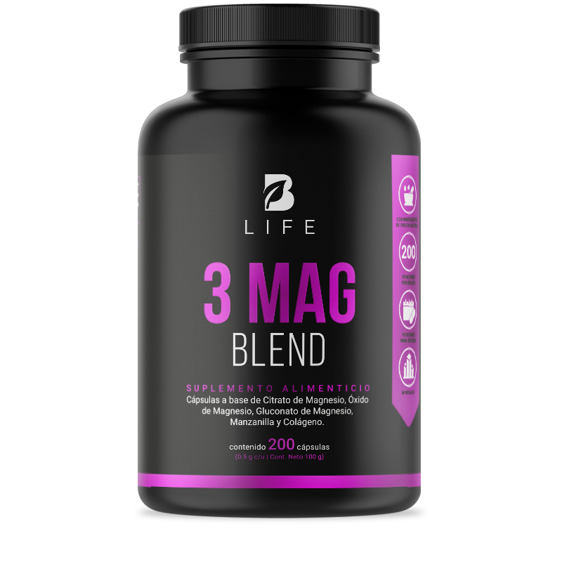 3 Mag Blend | Mezcla de Citrato, Óxido y Gluconato de Magnesio