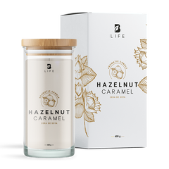 Hazelnut Caramel Aromatic Candle | Vela Aromática Avellana y Caramelo