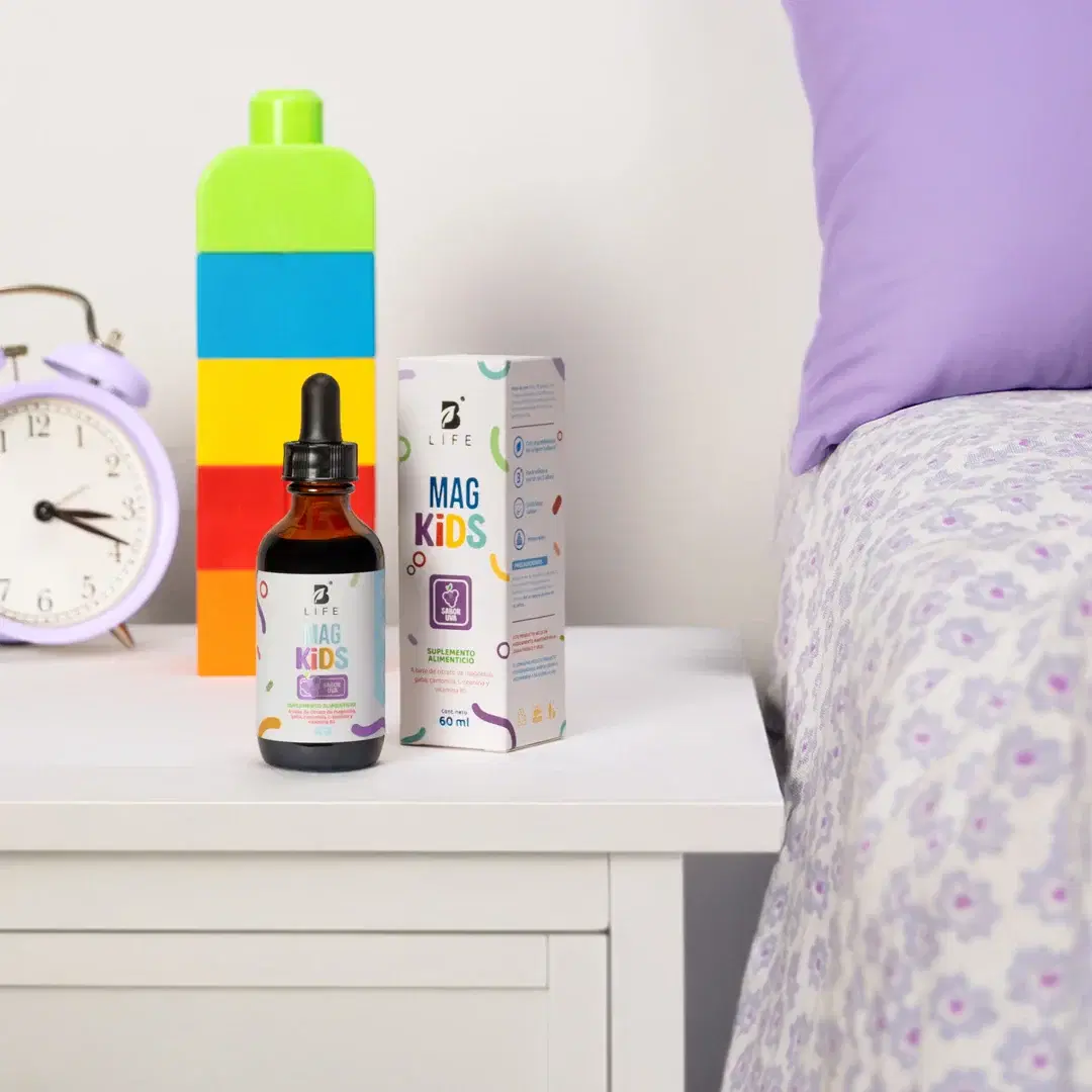 Imagen de Citrato de Magnesio | adicionado con Teanina, Vitamina B1 y Gaba | para mayores de 3 años | de 60 ml | Sabor Uva