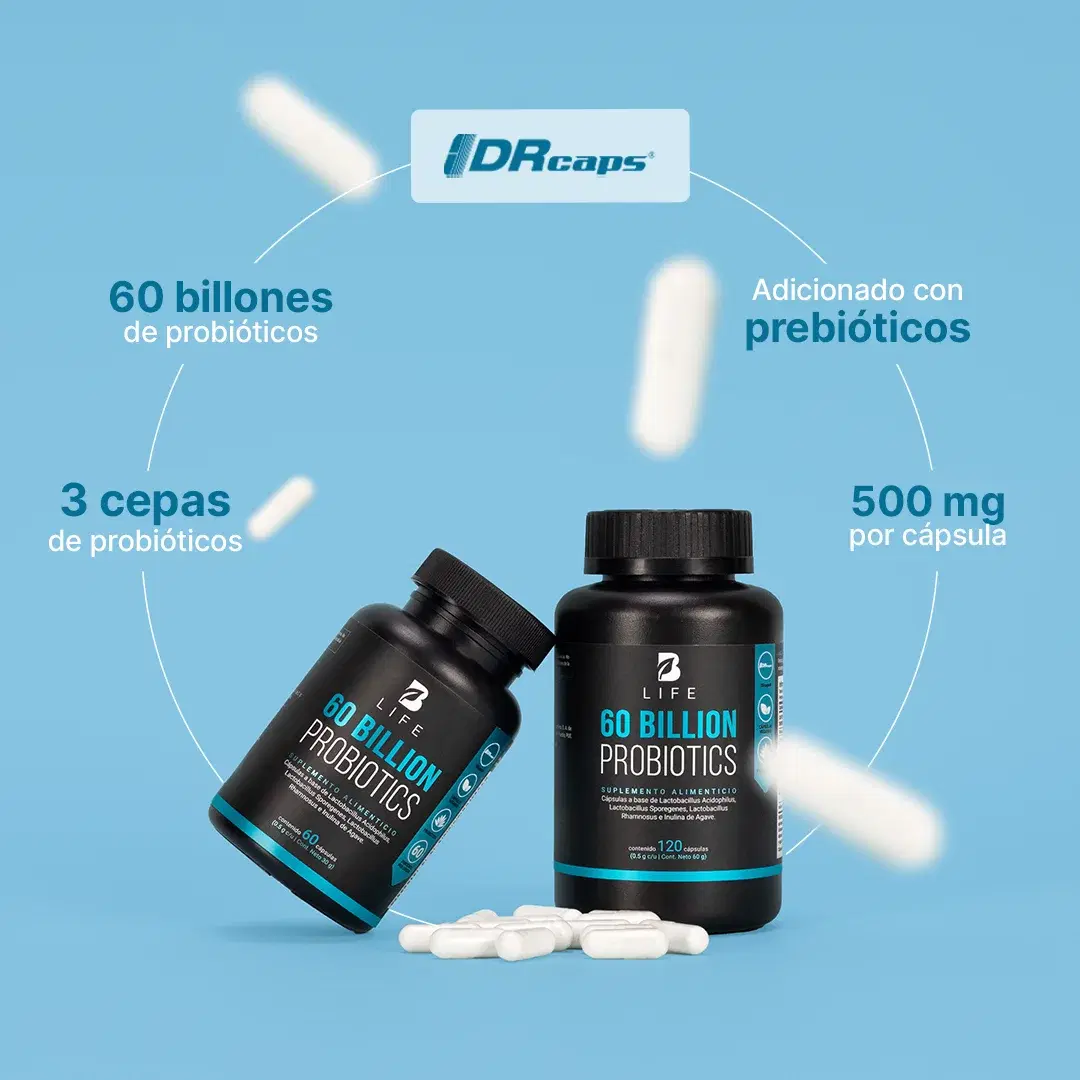 Imagen de 60 Billones de Probióticos | DRcaps | con Inulina De Agave 