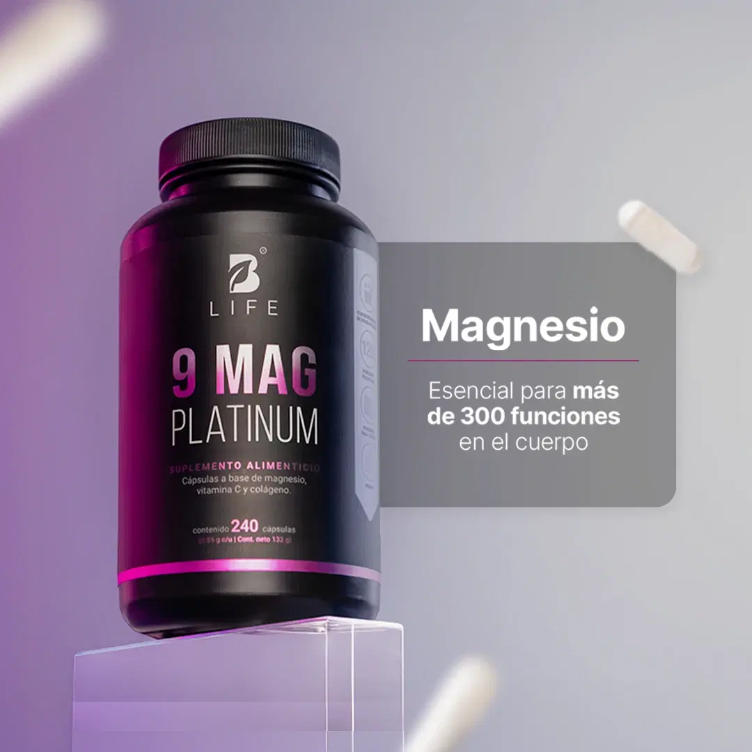 Imagen de Mezcla de Magnesios | con Colágeno Hidrolizado y Vitamina C | 240 cápsulas
