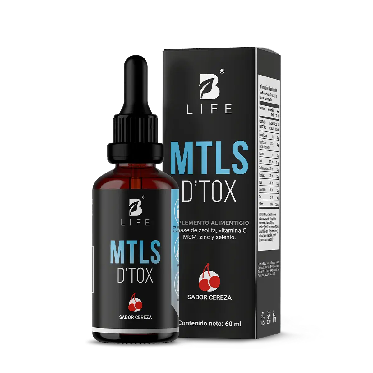 Imagen de Mezcla de Zeolita, Vitamina C, MSM en Gotas | Adicionado con Zinc y Selenio | 60 ml