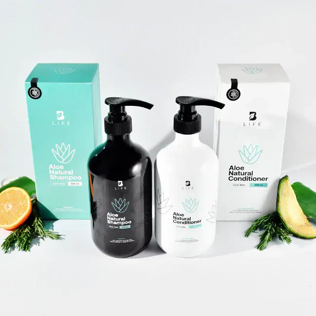 Imagen de Kit Natural de Aloe Champú y Acondicionador 800 ml c/u
