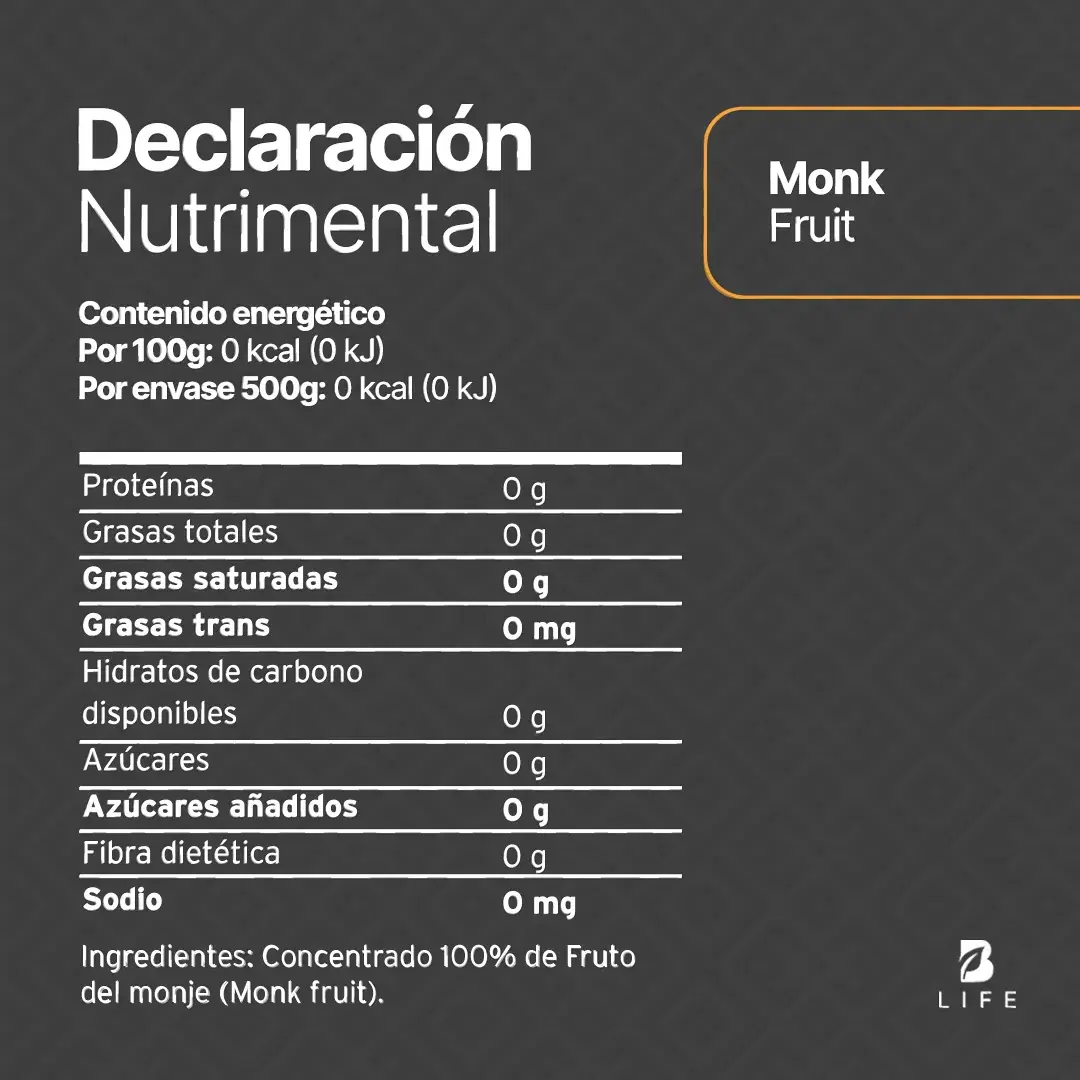Imagen de Monk Fruit | Fruta del Monje 100% Natural 500 g