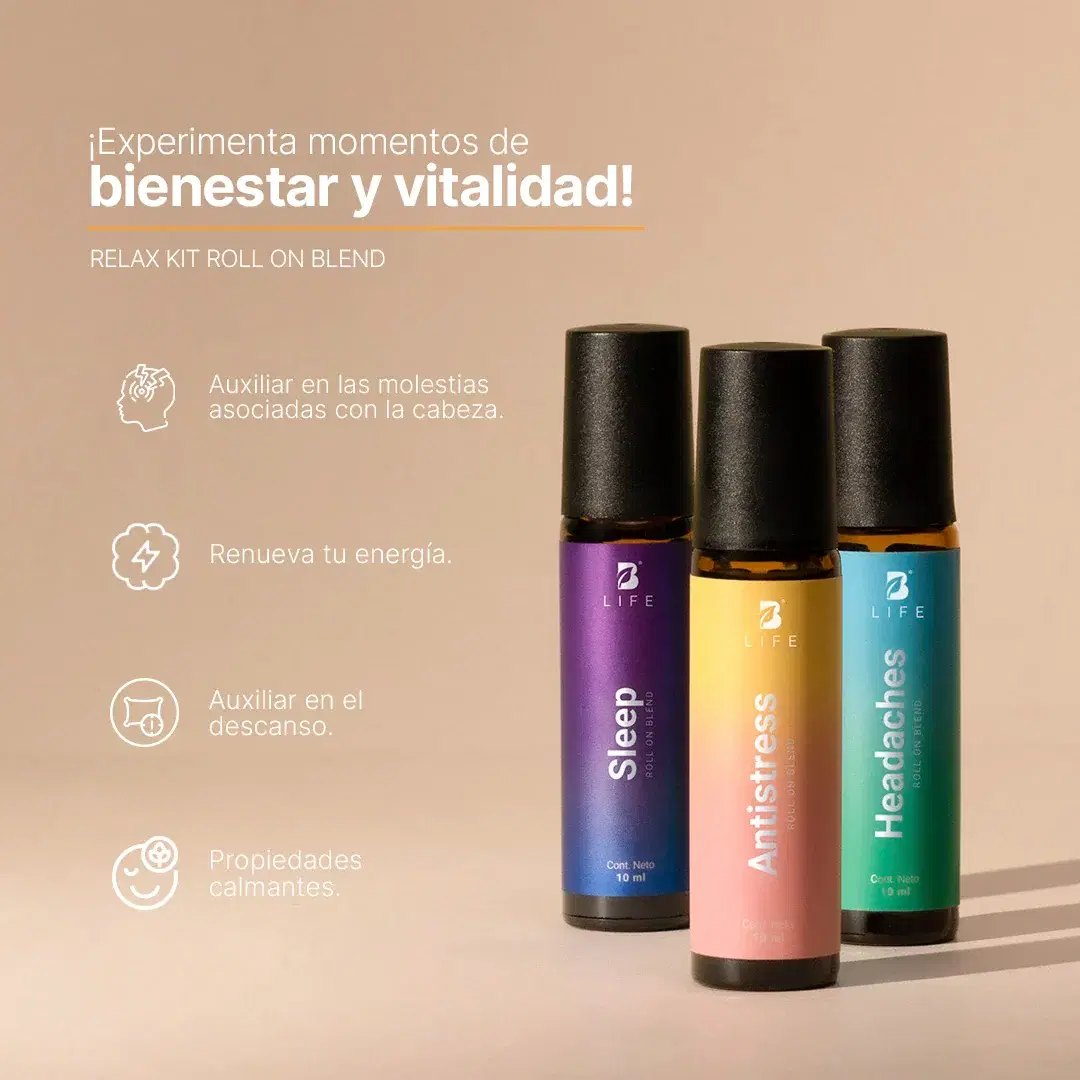Imagen de Aceite Roll On | Relax Kit 3 piezas 10 ml c/u