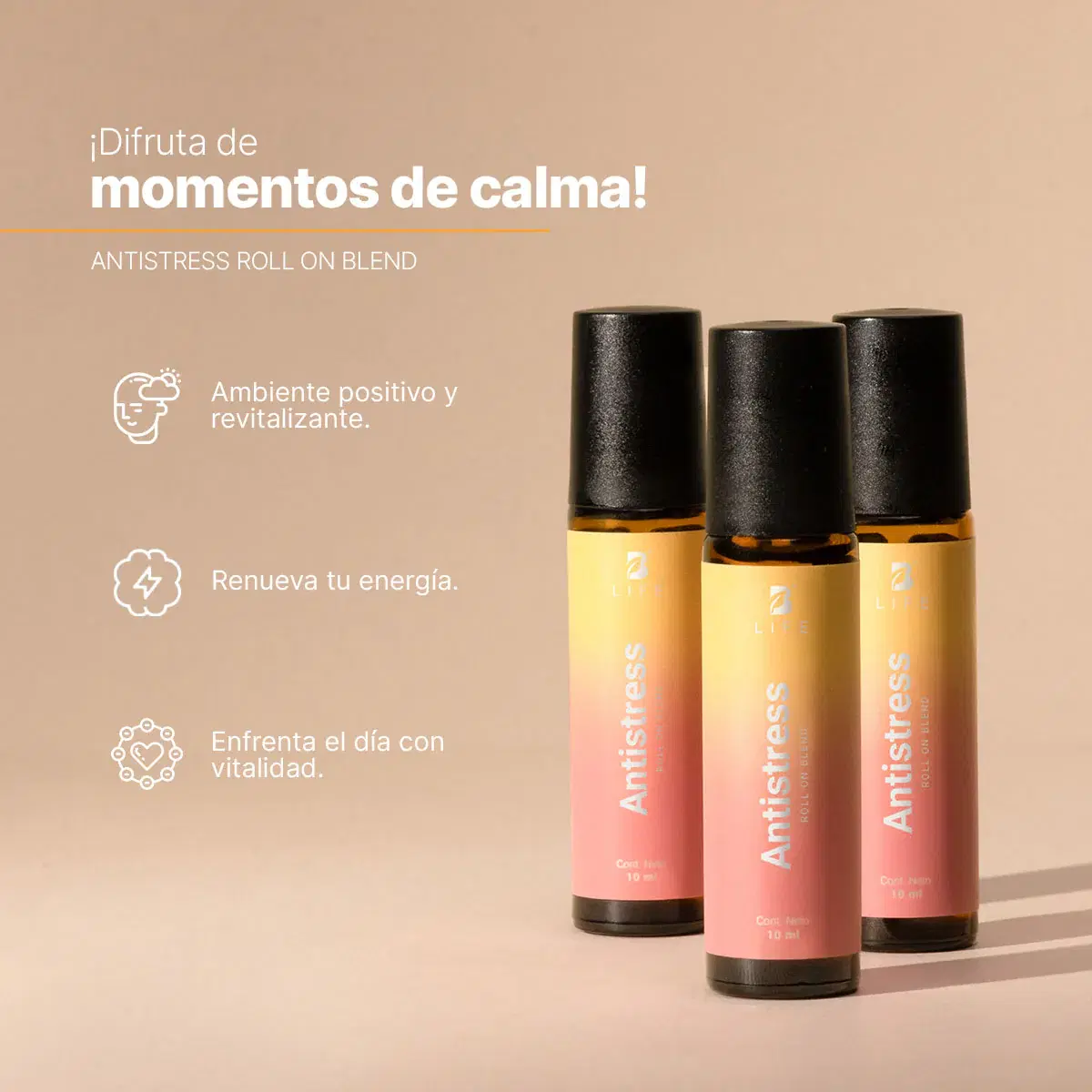 Imagen de Aceite Roll On | Serenidad 3 piezas 10 ml c/u
