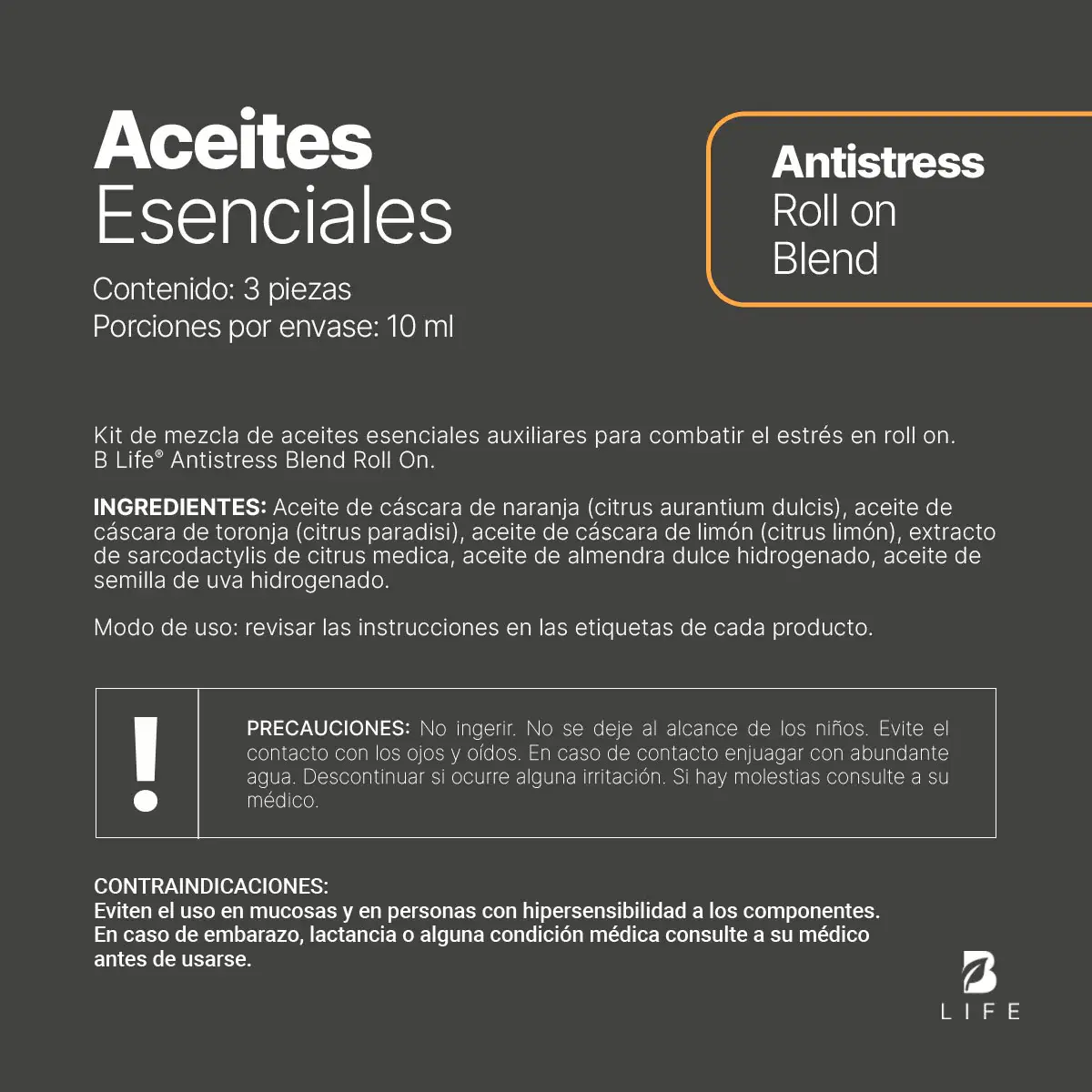 Imagen de Aceite Roll On | Serenidad 3 piezas 10 ml c/u