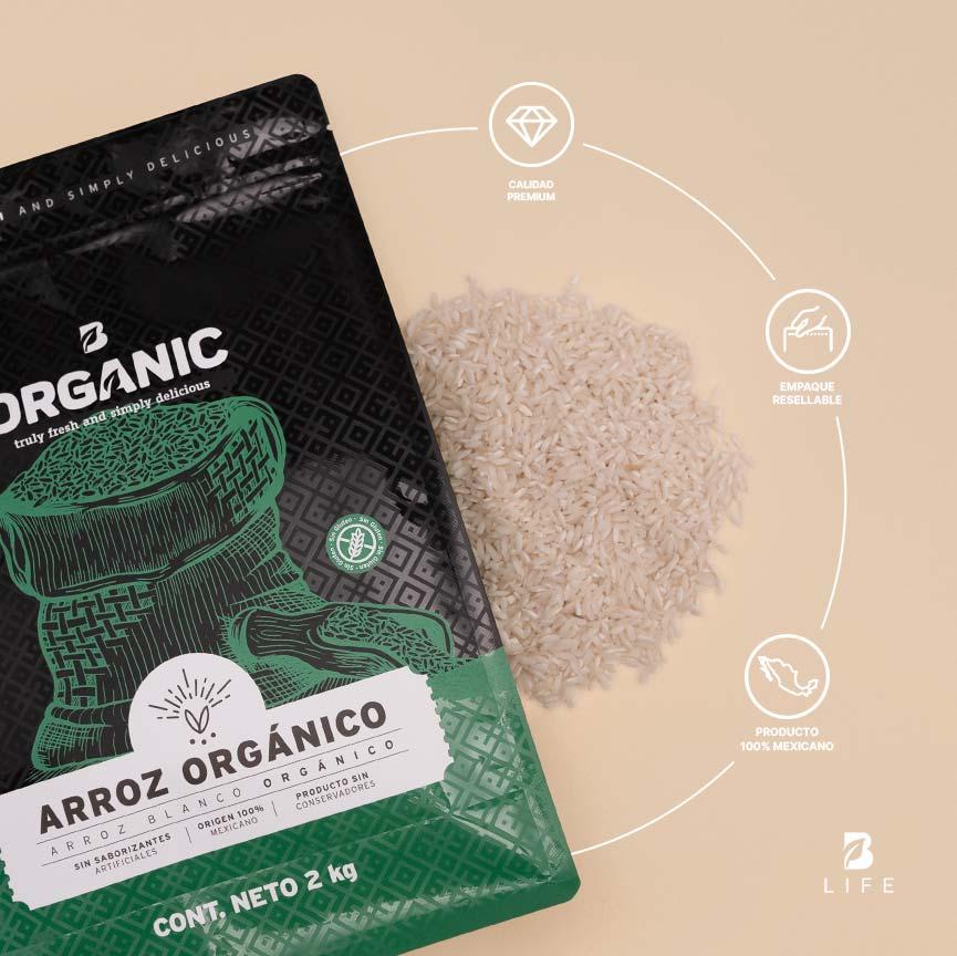 Imagen de Arroz Blanco Orgánico | 2 kg