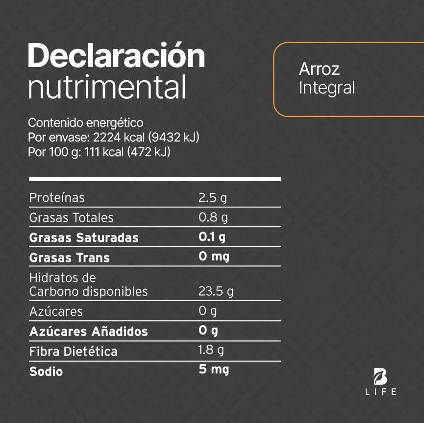 Imagen de Arroz Integral Orgánico | 2 kg