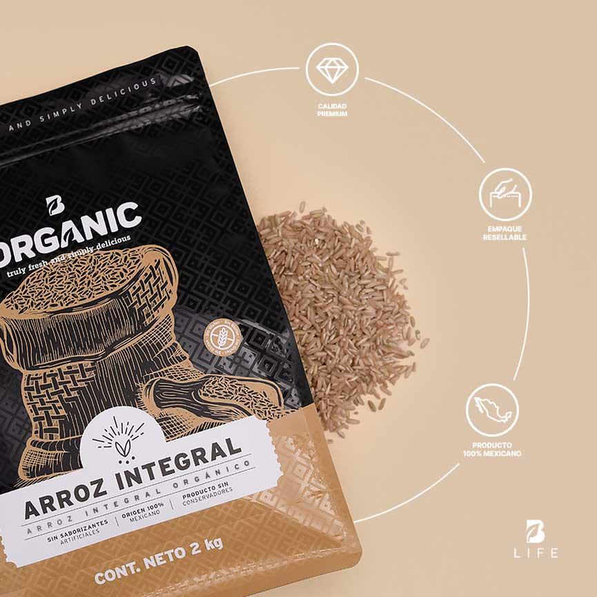 Imagen de Arroz Integral Orgánico | 2 kg