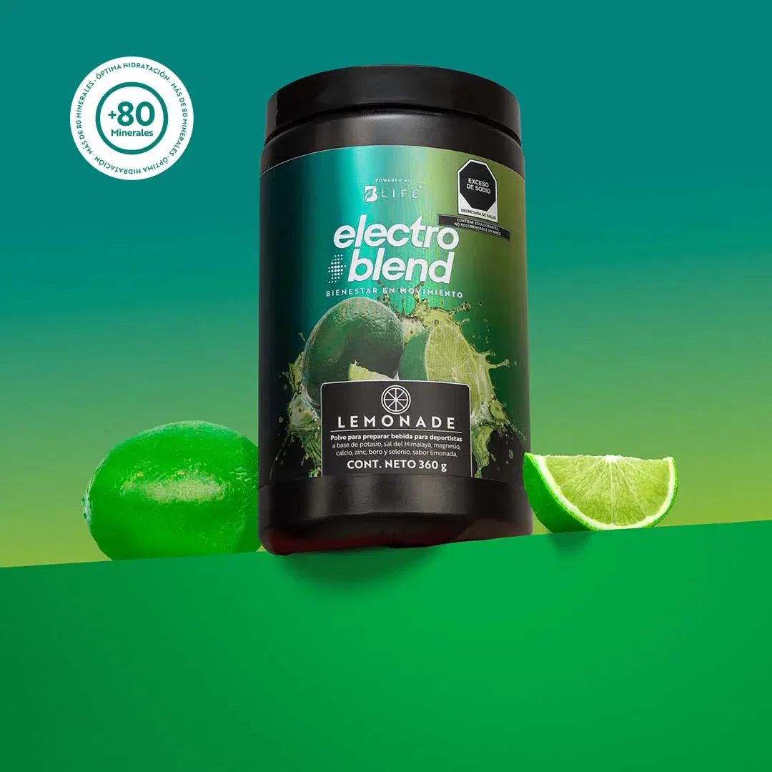 Imagen de Electroblend Lemonade | Bebida Hidratante Sin Azúcar sabor Limonada 60 servicios