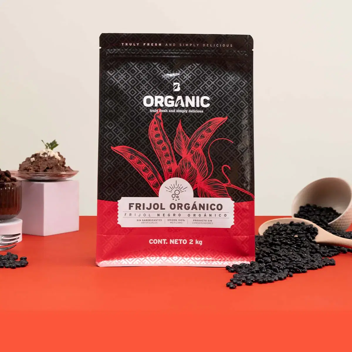 Imagen de Frijol Negro Orgánico | 2 kg