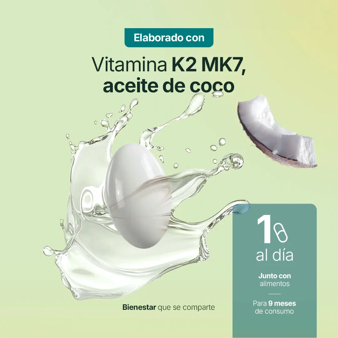 Imagen de Vitamina K2 MK-7 | Con Aceite de Coco | 300 Cápsulas | Softgel