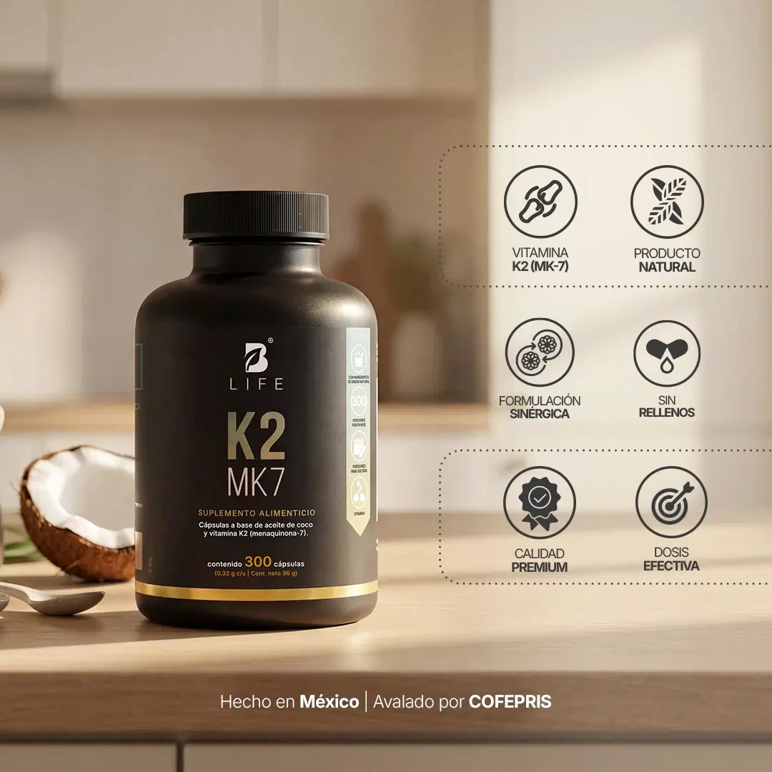 Imagen de Vitamina K2 MK-7 | Con Aceite de Coco | 300 Cápsulas | Softgel