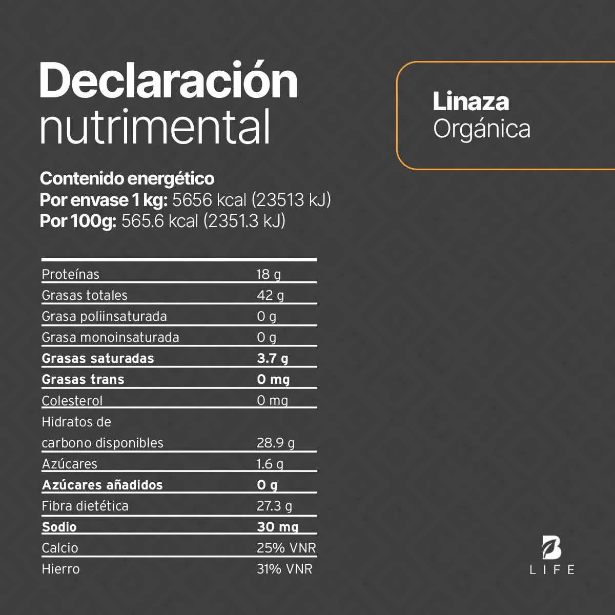 Imagen de Linaza Orgánica | 1 kg