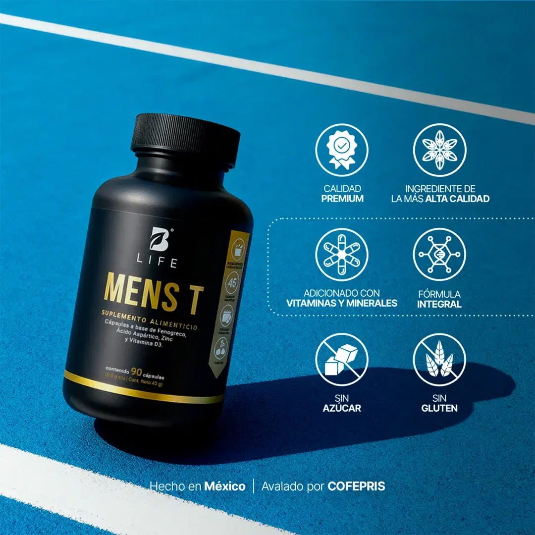 Imagen de Mezcla de Vitaminas Para Hombre | Fenogreco, Ácido Aspártico, Arginina, Zinc y D3 