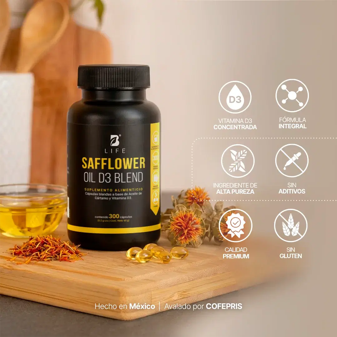 Imagen de Vitamina D3 | Adicionado con Aceite de Cártamo | 300 cápsulas 