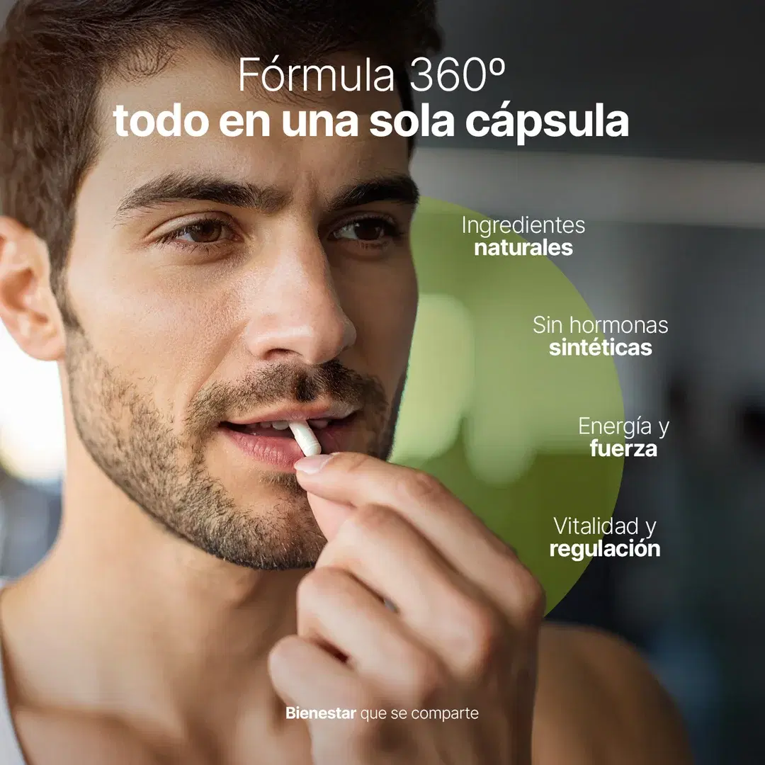 Imagen de Fórmula con Extractos Vegetales y Minerales | 60 Cápsulas | Adicionado con Creatina y D3