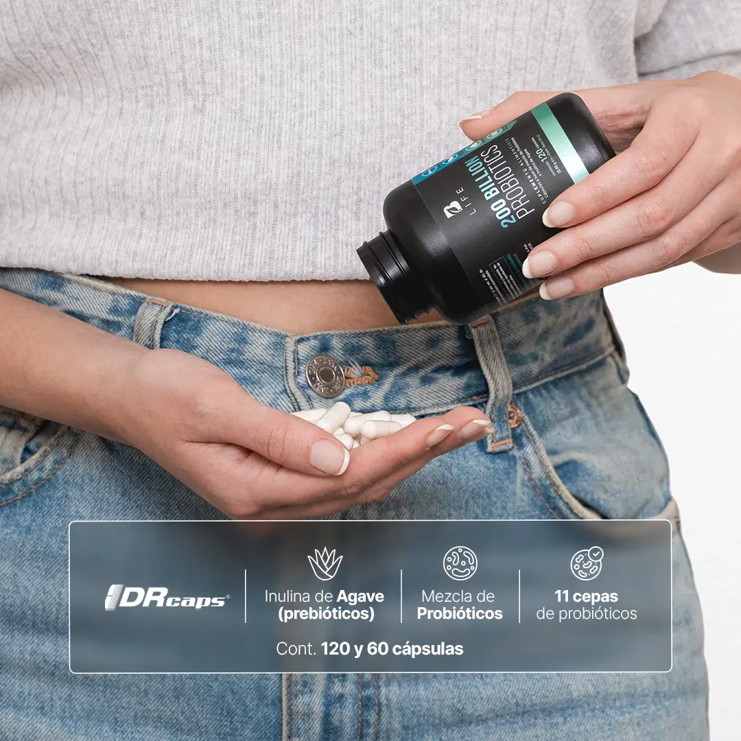 Imagen de 200 billones de probióticos | con Inulina de Agave | DRcaps