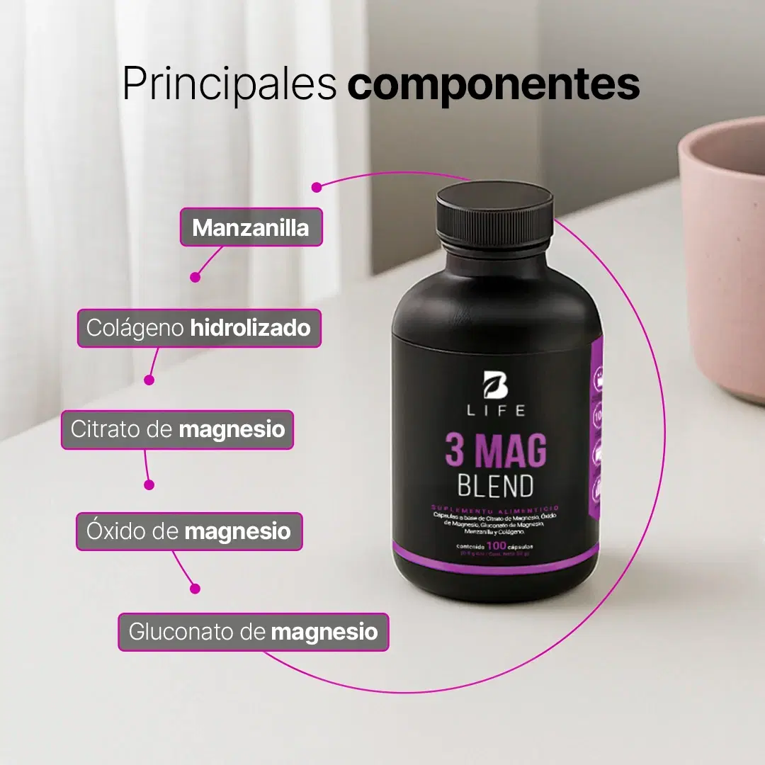 Imagen de Mezcla de Magnesios | Citrato, Óxido y Gluconato de Alta Absorción