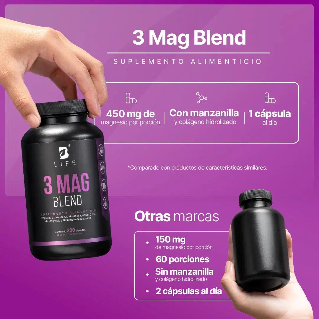 Imagen de Mezcla de Magnesios | Citrato, Óxido y Gluconato de Alta Absorción