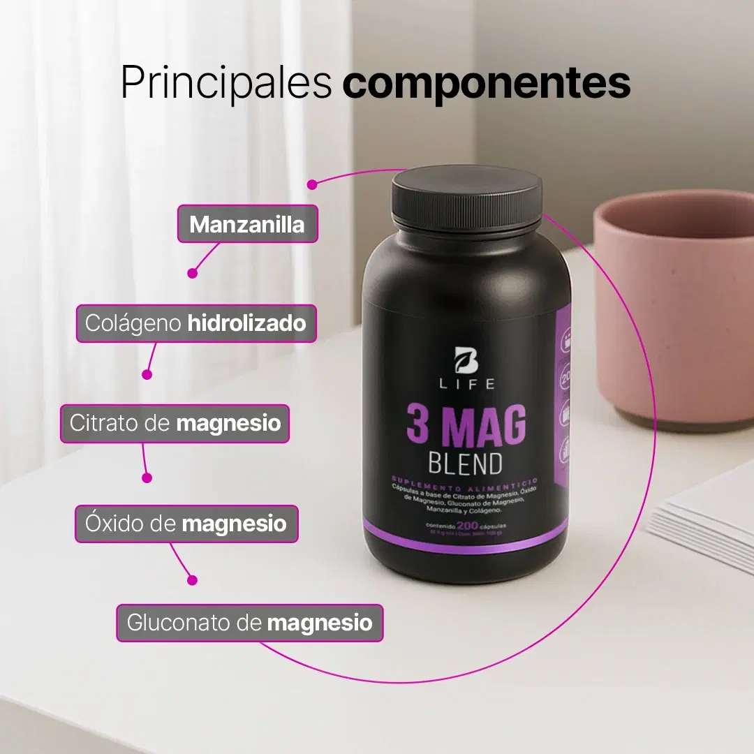 Imagen de Mezcla de Magnesios | Citrato, Óxido y Gluconato de Alta Absorción