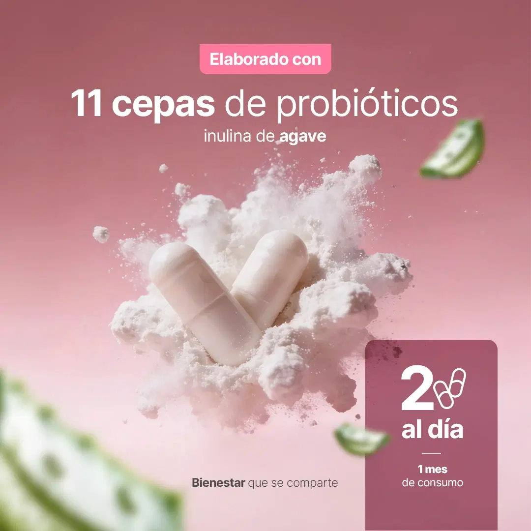 Imagen de 60 billones de Probióticos Para Mujer | con Bromelina e Inulina de Agave
