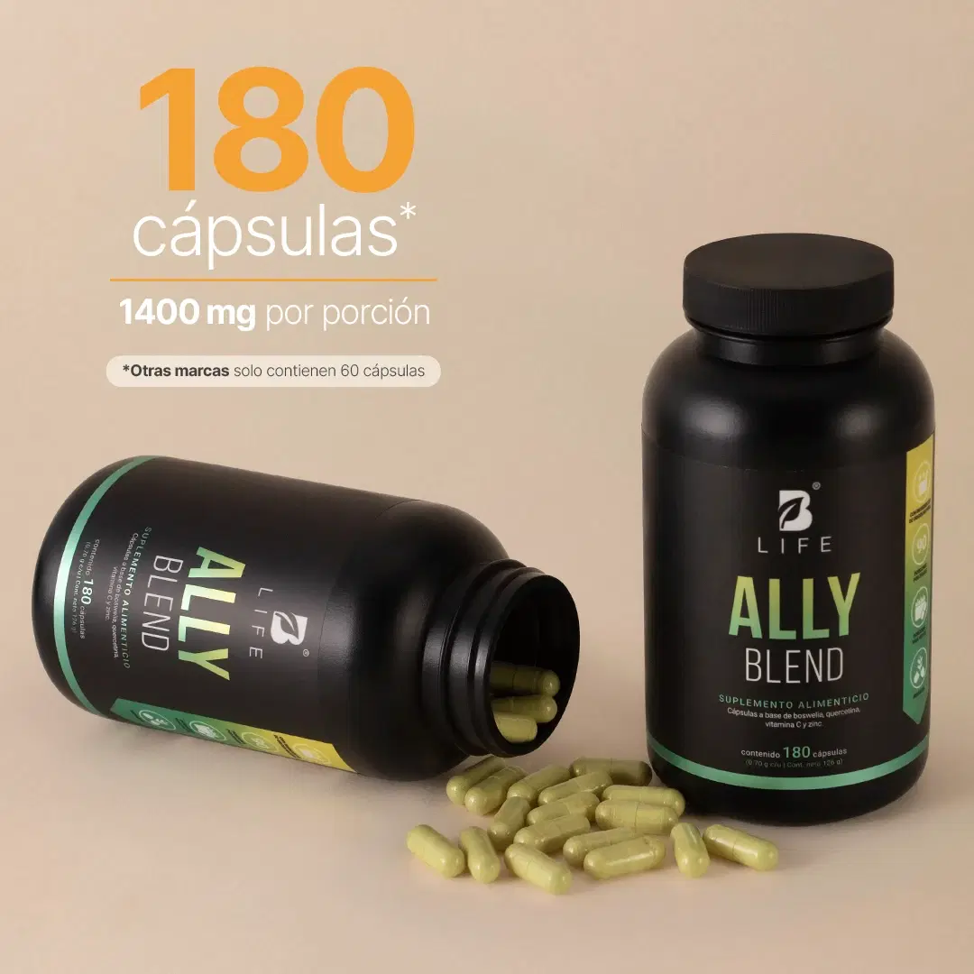 Imagen de Mezcla de Boswelia y Quercetina | con Vitamina C y Zinc | 180 cápsulas