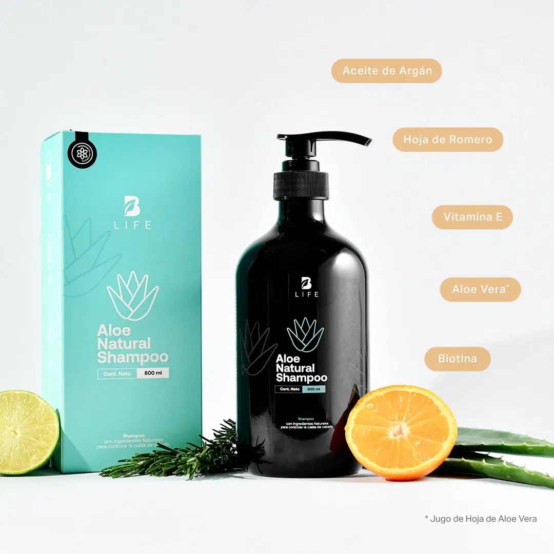 Imagen de Aloe Natural Shampoo | Champú Natural de Aloe