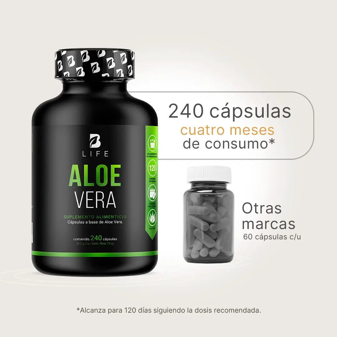 Imagen de Extracto de Aloe Vera | Concentración 200:1 | 240 cápsulas