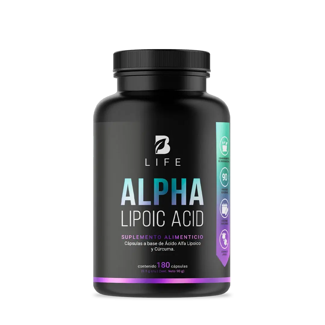 Imagen de Ácido Alfa Lipoico | adicionado con Cúrcuma | 180 cápsulas