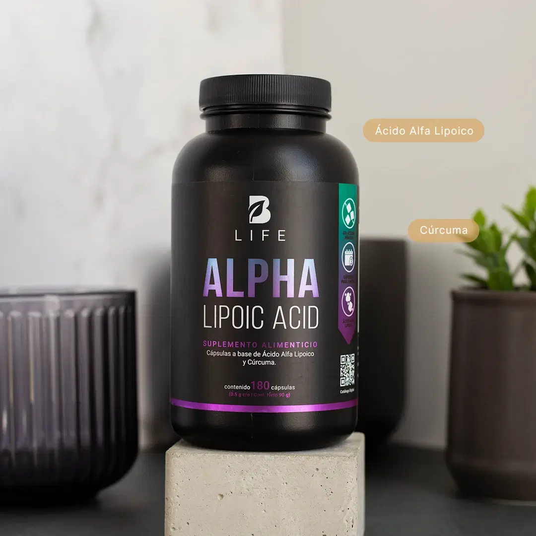 Imagen de Ácido Alfa Lipoico | adicionado con Cúrcuma | 180 cápsulas