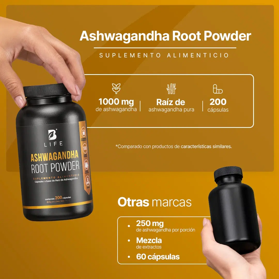 Imagen de Ashwagandha | Adaptógeno Natural | 200 cápsulas