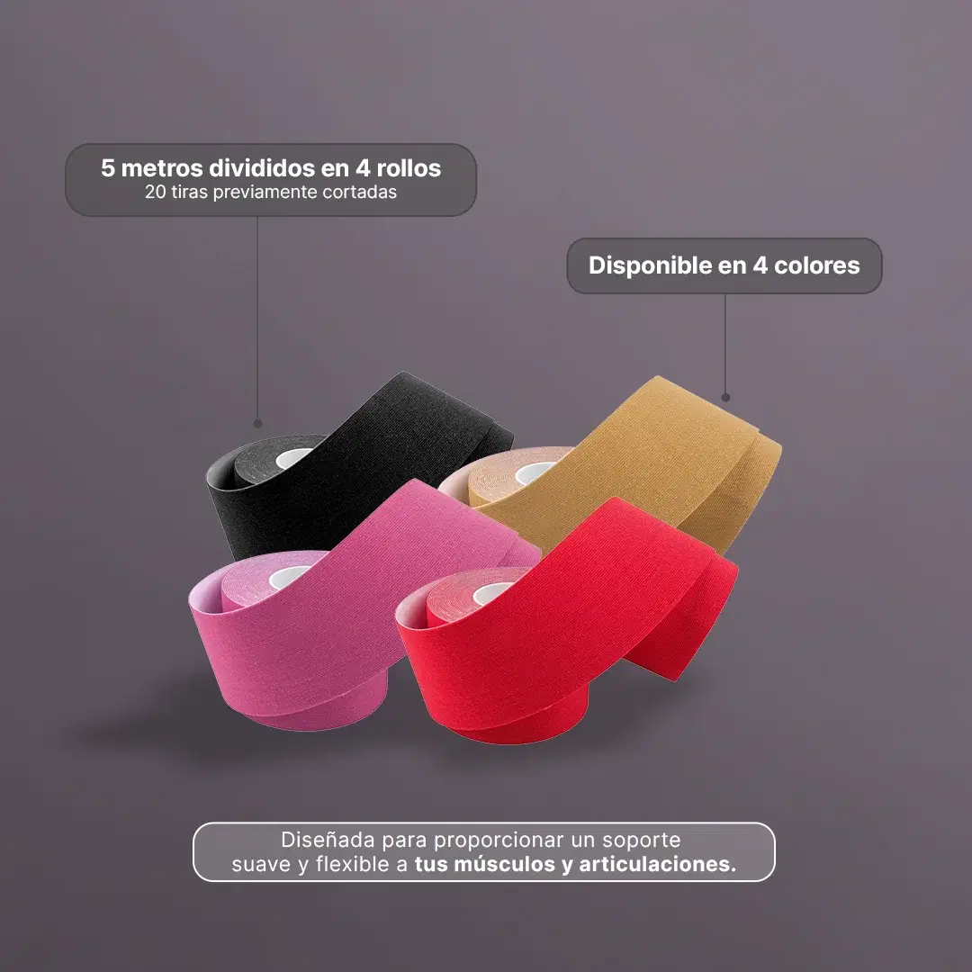 Imagen de Athletic Sport Tape B Life. Cinta Kinesiológica 4 rollos