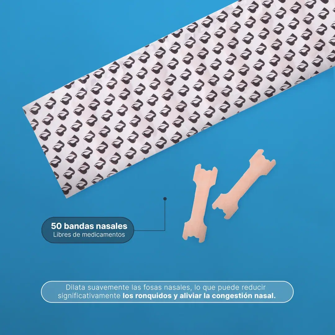 Imagen de Snoring Nasal Strips B Life. Bandas Nasales para Dormir