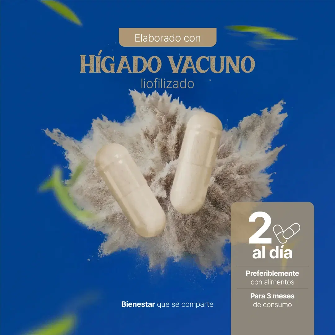 Imagen de Hígado Vacuno | Res de Nueva Zelanda | 180 cápsulas