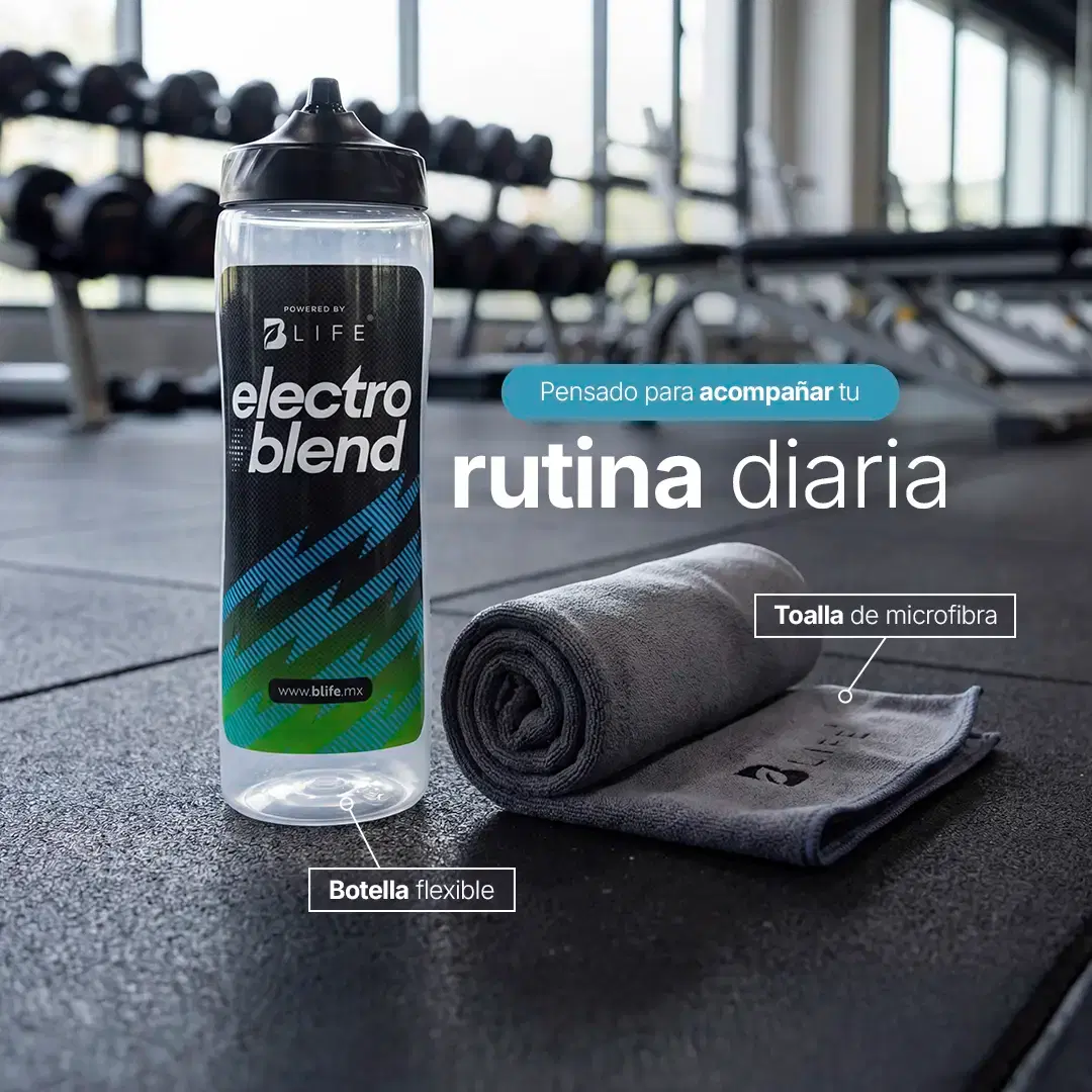 Imagen de Botella Electroblend 877 ml + Sport Towel