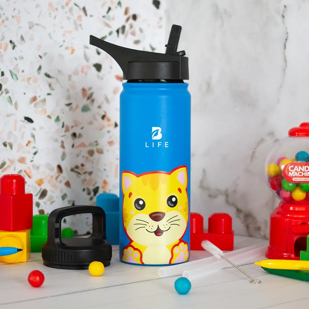 Imagen de Botella Térmica Para Niños | Gatito 355 y 532 ml