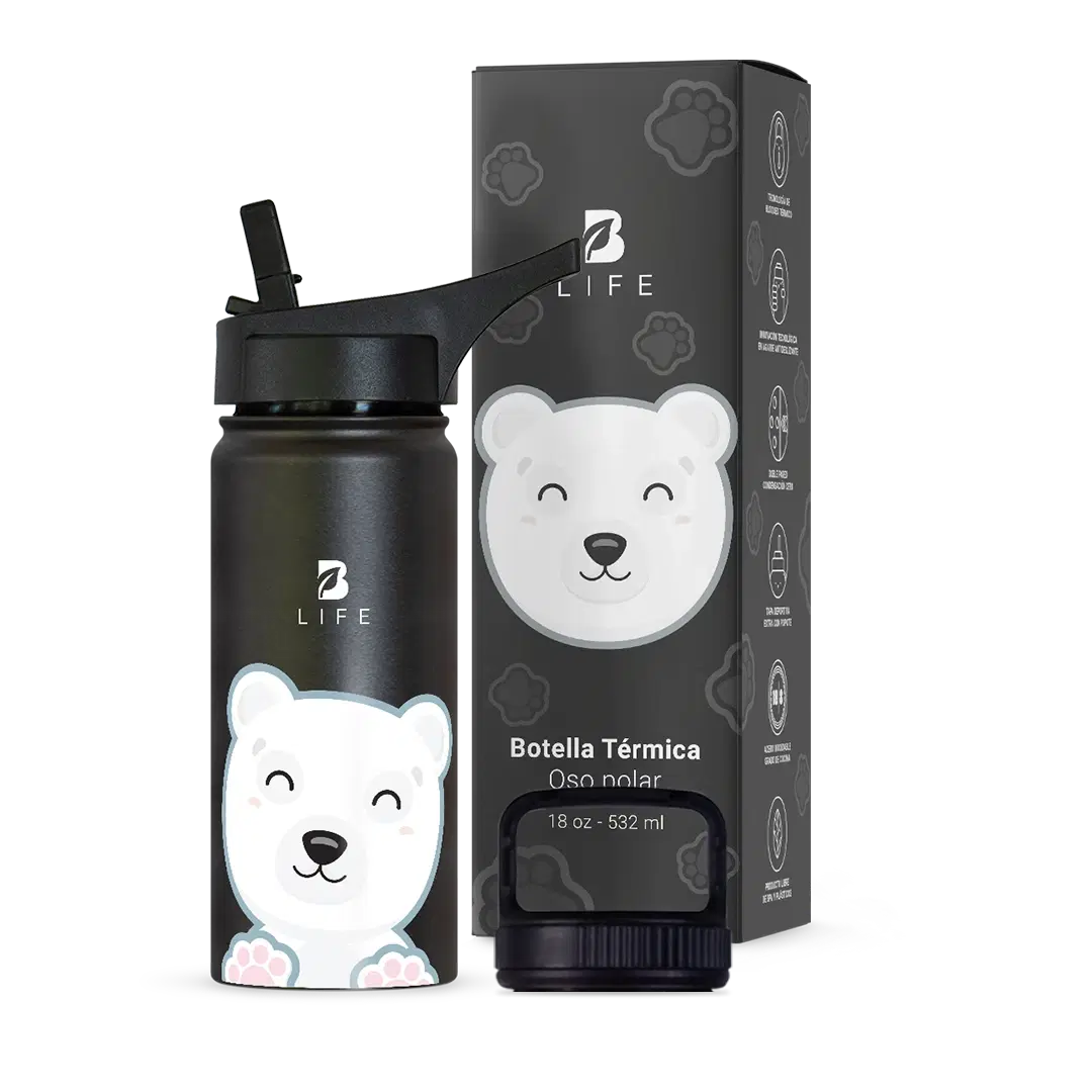 Imagen de Botella Térmica Para Niños | Oso Polar 355 y 532 ml