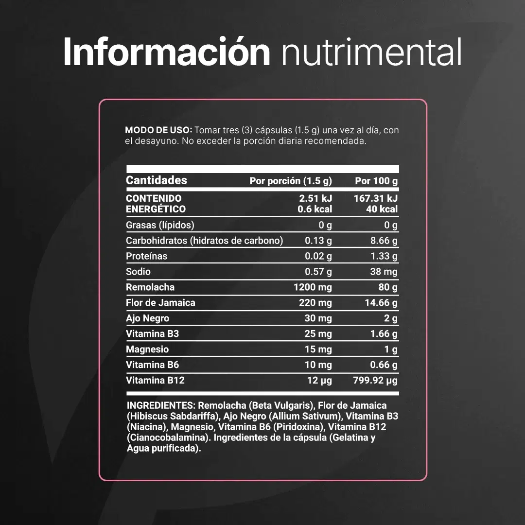 Imagen de Mezcla de Remolacha con Flor de Jamaica | adicionado con Vitaminas