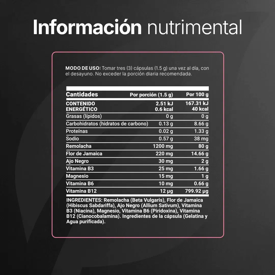 Imagen de Mezcla de Remolacha con Flor de Jamaica | adicionado con Vitaminas