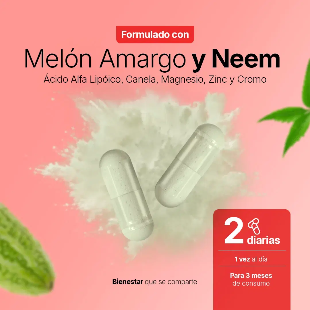 Imagen de Mezcla de Melón Amargo con Ácido Alfa Lipoico | potenciado con Zinc
