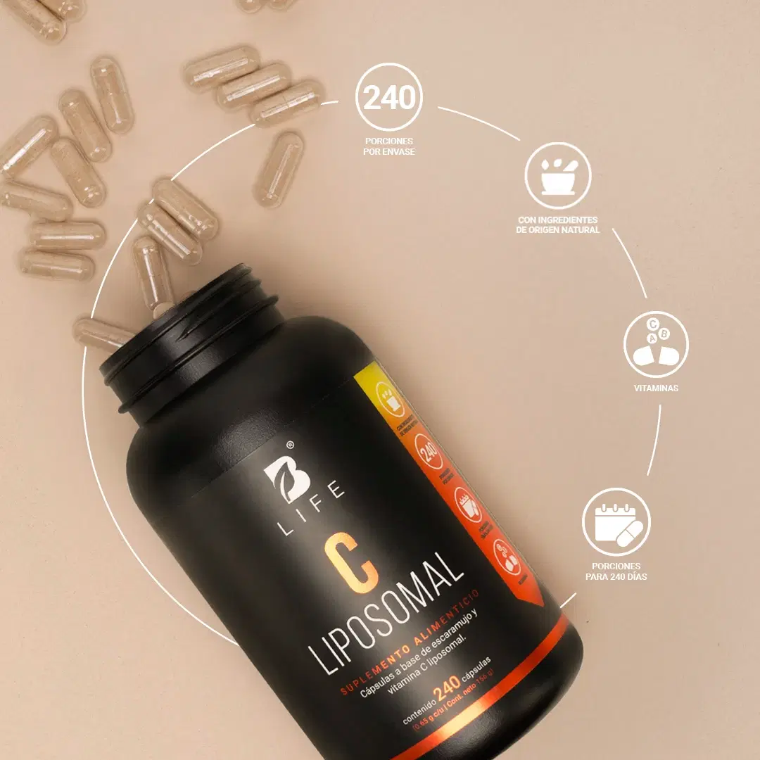 Imagen de Vitamina C Liposomal | con Escaramujo | 240 cápsulas