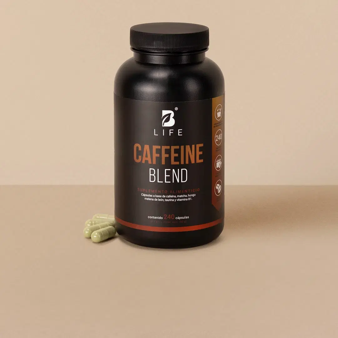 Imagen de Cafeína Anhidra | con Matcha, Melena de León, Taurina y Vitamina B1 | 240 Cápsulas