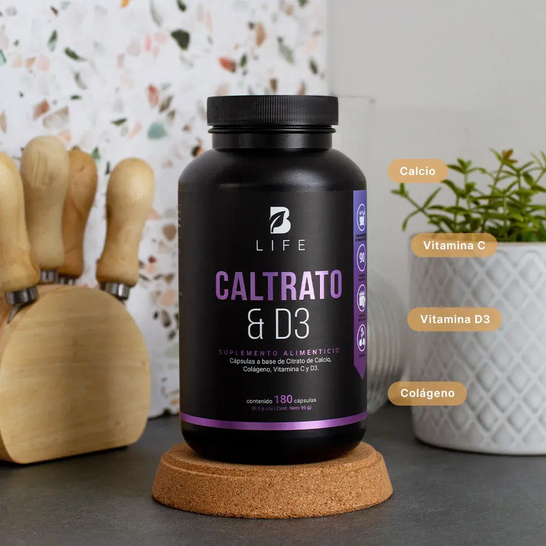 Imagen de Citrato de Calcio y Vitamina D3 | con Vitamina C | 180 cápsulas