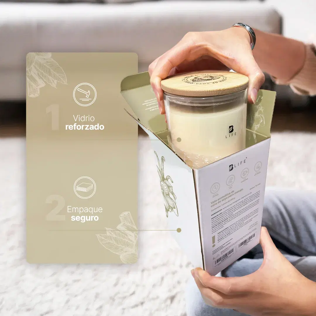 Imagen de Chai Tea Aromatic Candle | Vela Aromática Té Chai 600 g
