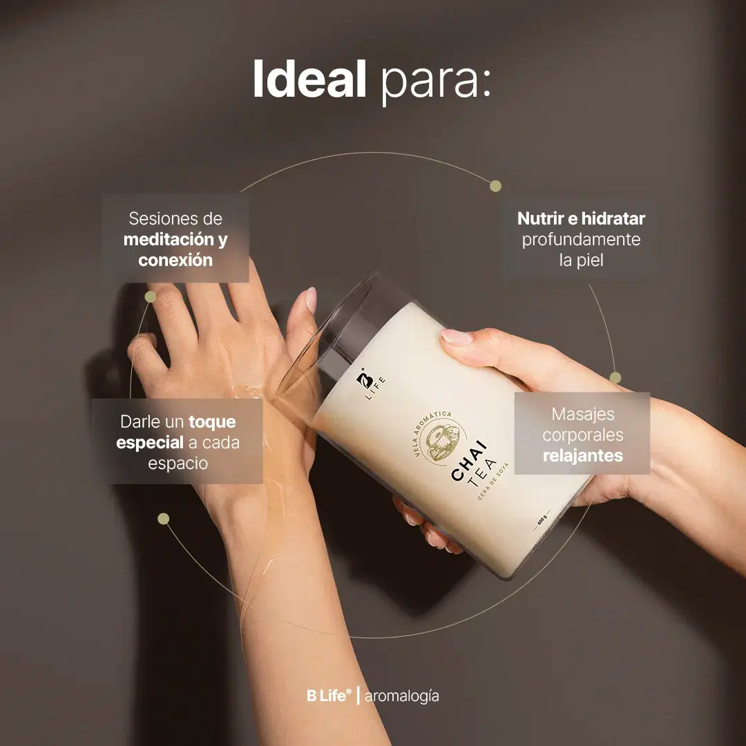 Imagen de Chai Tea Aromatic Candle | Vela Aromática Té Chai 600 g