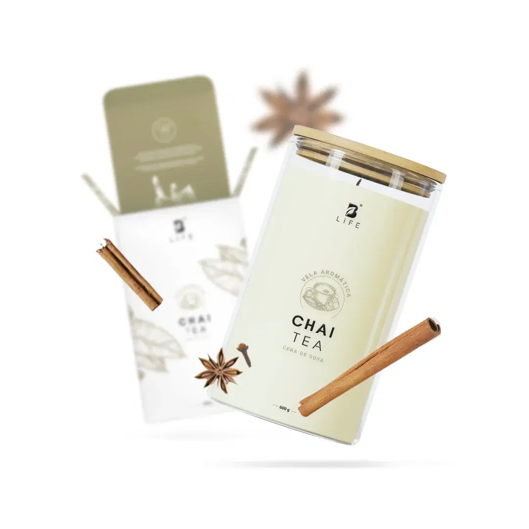 Imagen de Chai Tea Aromatic Candle | Vela Aromática Té Chai 600 g