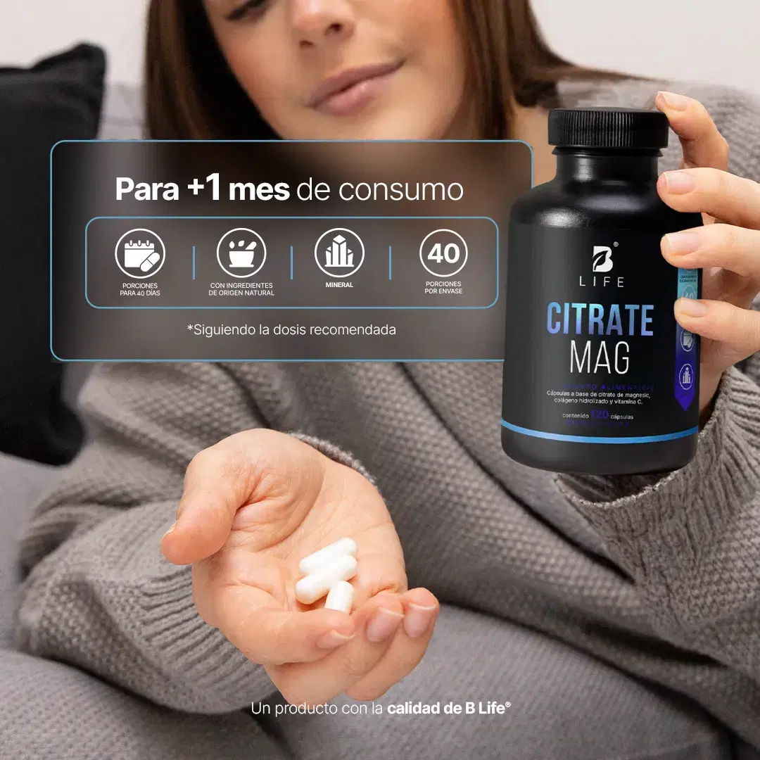 Imagen de Citrato de Magnesio Puro | con Vitamina C y Colágeno Hidrolizado