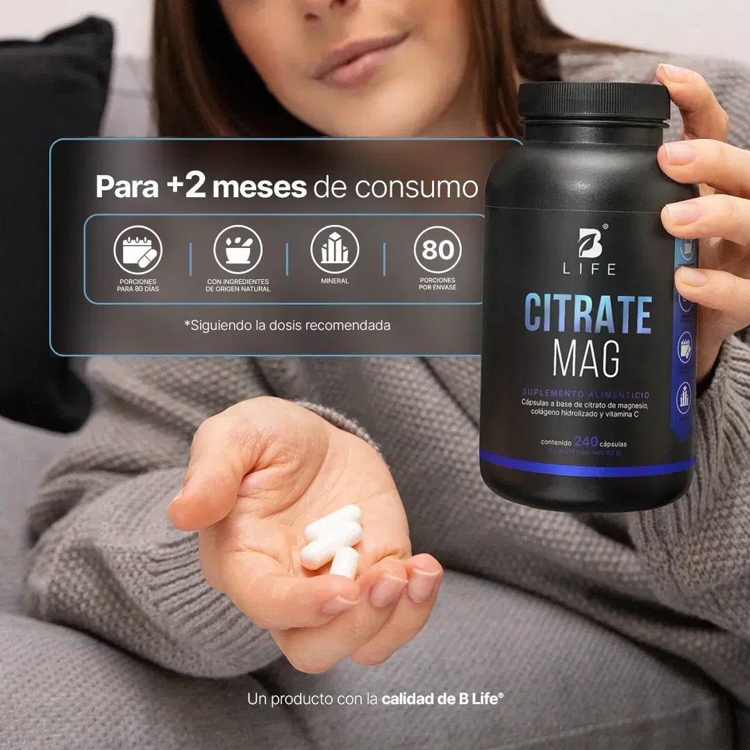 Imagen de Citrato de Magnesio Puro | con Vitamina C y Colágeno Hidrolizado